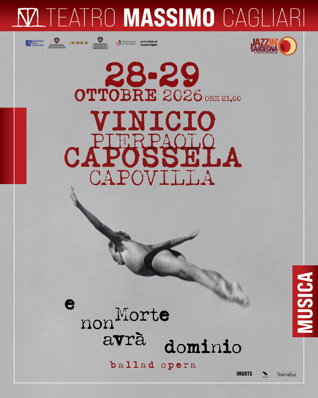 VINICIO CAPOSSELA E Morte non avrà dominio ballad opera