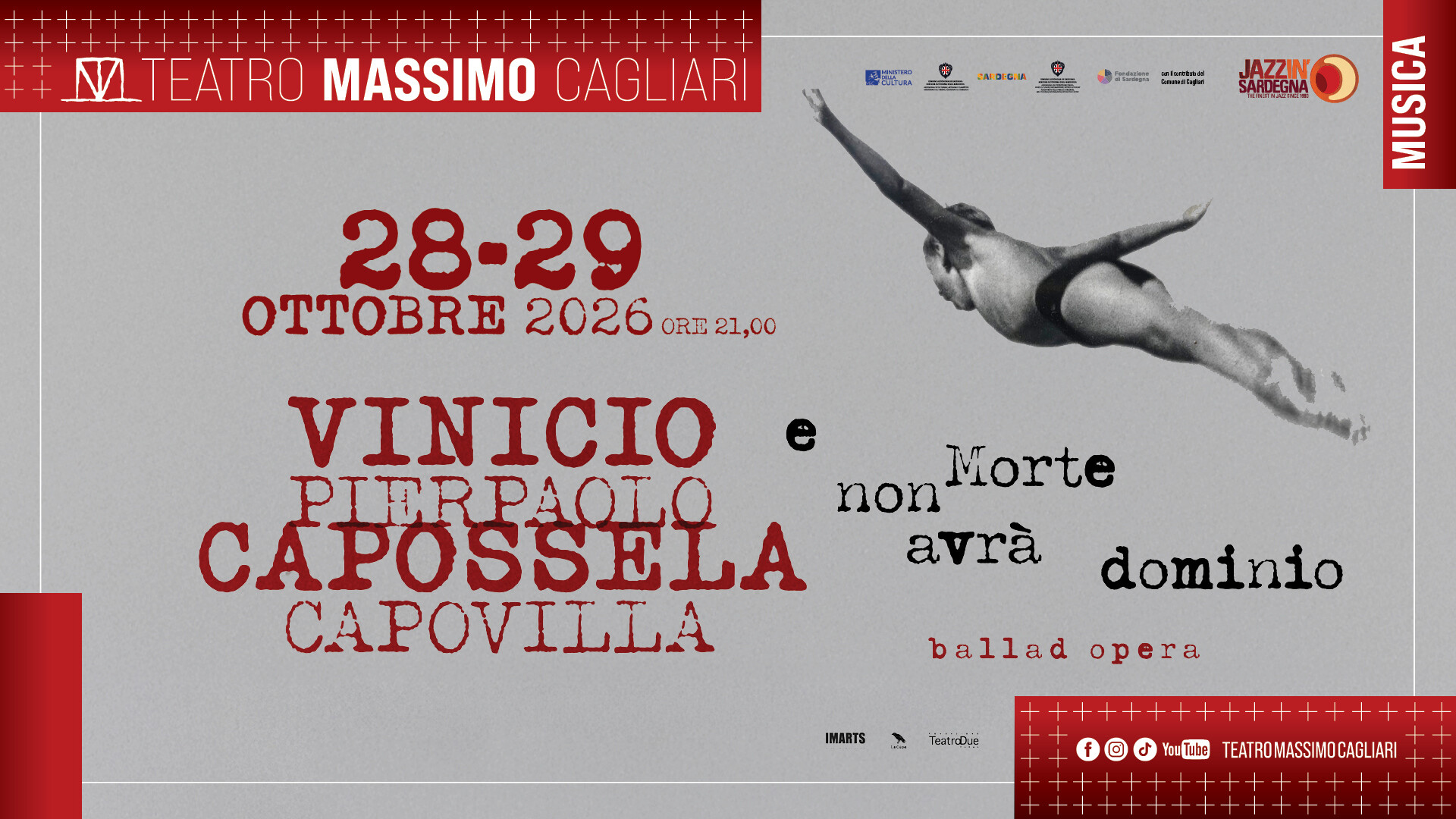 VINICIO CAPOSSELA E Morte non avrà dominio ballad opera